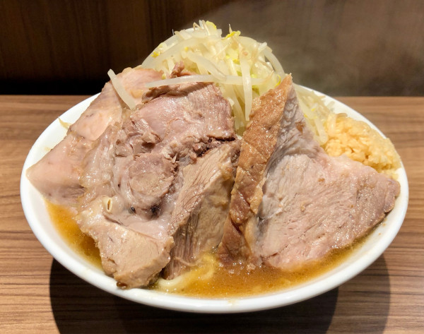 「小ラーメン1,200円　生姜７０円」@らーめん菊の写真