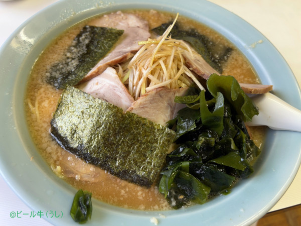 「ネギミソチャーシュー中(1300円)」@ラーメンショップ 朝霞店の写真