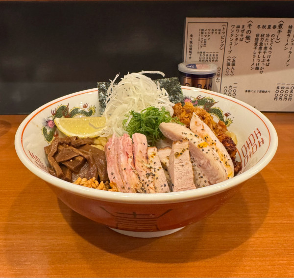 「まぜそば」@自家製手もみ麺 鈴ノ木の写真