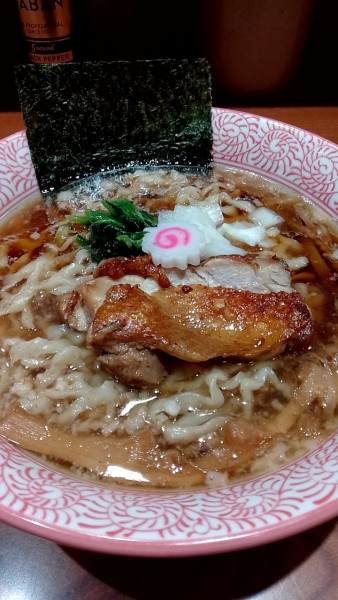 「醤油背脂」@らぁめん 生姜は文化。の写真