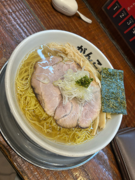 「塩ラーメン」@元祖一条流がんこラーメン たま館分店の写真