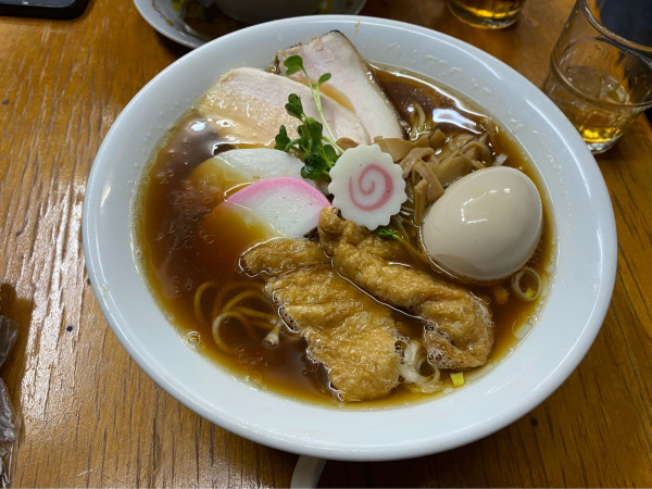 「４日間限定 はまぐり×アゴ年越しラーメン1,280円+味玉150」@麺酒処 ふくろうの写真