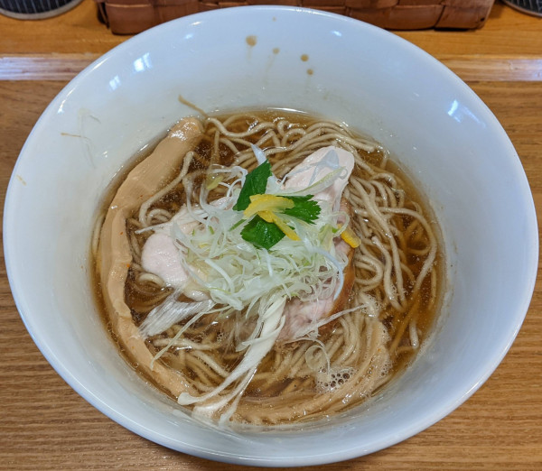 「【限定】ニボコン白醤油そば 1,200円」@中華蕎麦 はざまの写真