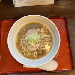 煮干し醤油らーめん+手揉み麺