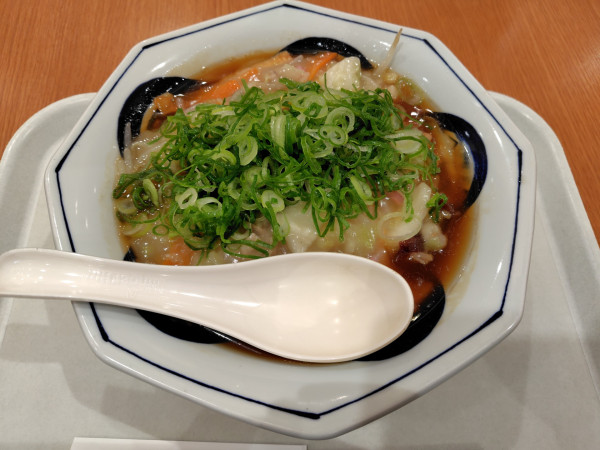 「九条ねぎのあんかけしょうゆちゃんぽん（期間限定）1380円」@リンガーハット イオン鳥取店の写真