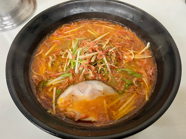 「【限定】海老担々麺」@もりのや 川口オートレース場店の写真