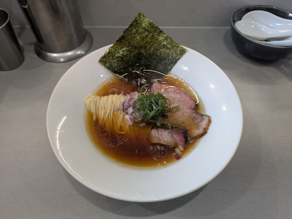 「醤油そば(並)1100円」@Ramen Crazy Jennyの写真