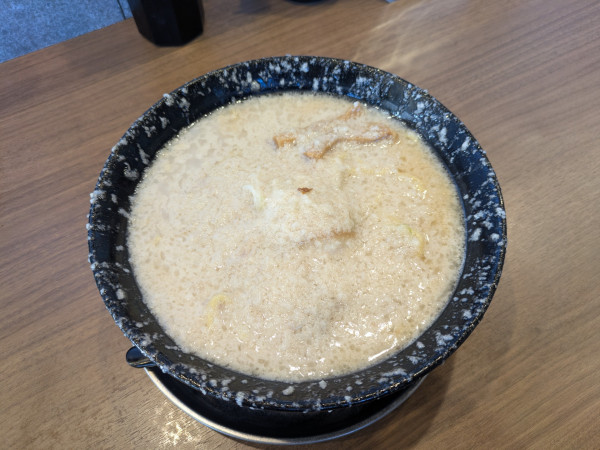 「濃厚背脂味噌らーめん（ランチサービス大盛）1080円」@浅川商店 太田店の写真