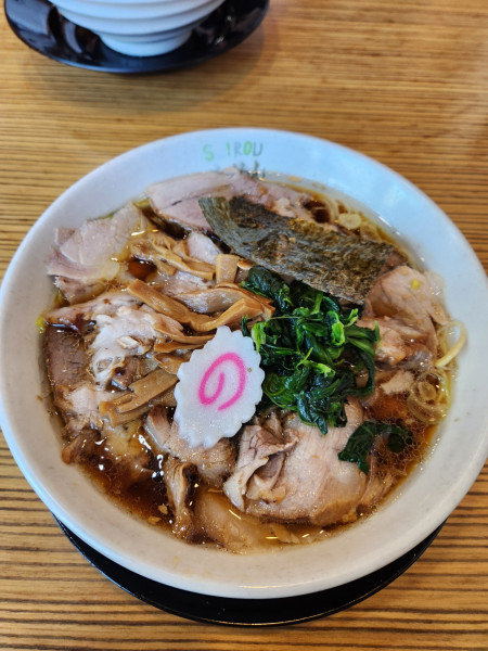 「生姜醤油チャーシューめん」@新潟長岡らーめん みずさわ 東大宮店の写真