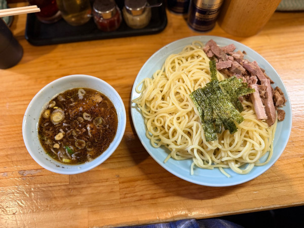 「肉つけそば並盛 1450円」@魂の中華そばの写真
