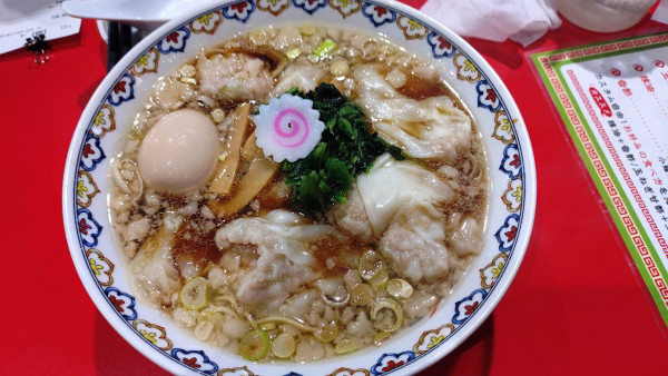 「味玉わんたん麺(醤油)」@赤坂中華わんたん亭の写真