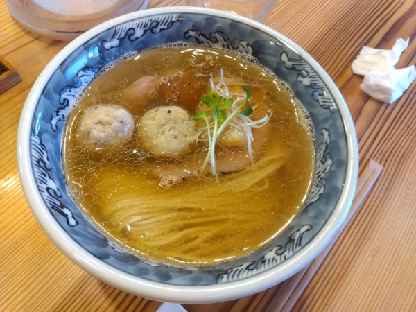 「塩そば　＋軟骨つくね」@塩そば時空の写真