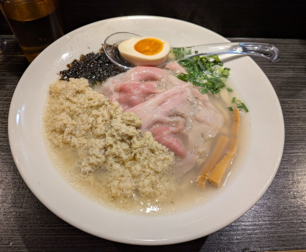 「ホタテ塩ラーメン1,100円」@中華蕎麦 無冠の写真