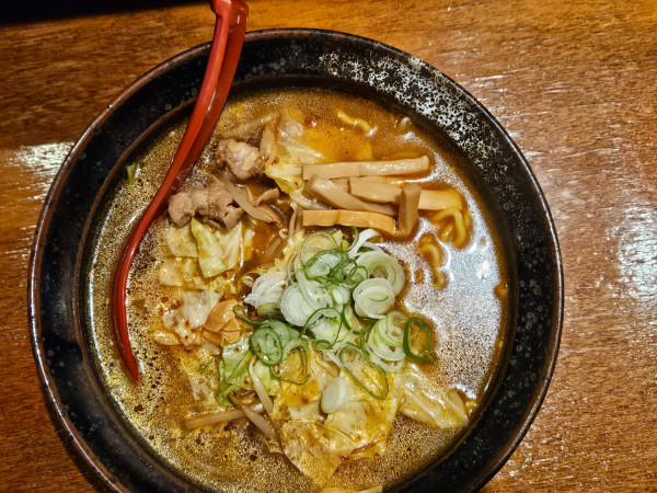 「ホルモンらーめん」@らーめん酒場 やどり木 Yadorigiの写真