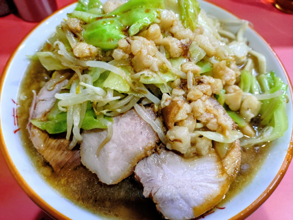 「ラーメン、全部」@ラーメン二郎 仙川店の写真