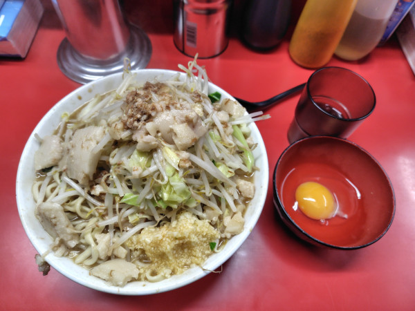 「小豚ラーメン」@ラーメン二郎 仙台店2の写真