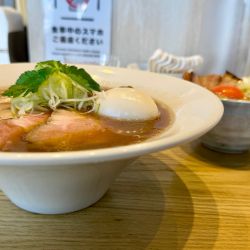 特製赤だし中華蕎麦手もみ麺