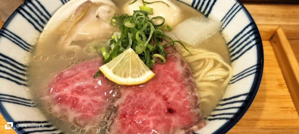 「和牛とハマグリ塩ラーメン」@ハちゃんラーメンの写真