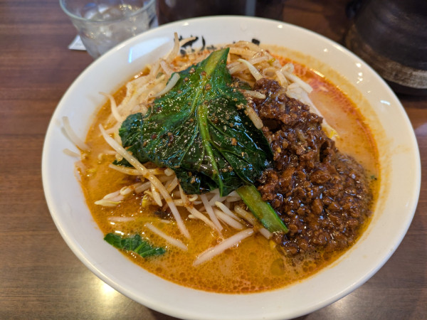 「酸辣やさい担担麺」@担担麺 花さんしょう 日高店の写真