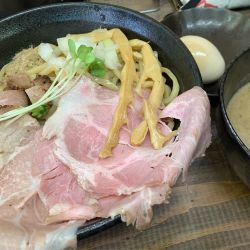 濃厚魚介肉つけ麺(煮卵)
