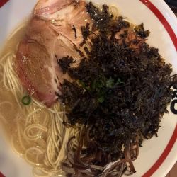 豚骨ラーメン大盛940円＋黒バラ海苔120円