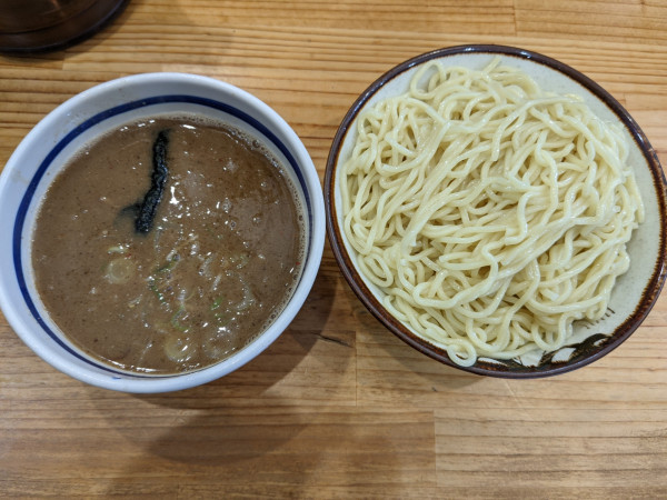 「濃厚つけそば1080円中盛50円」@中華そば なりたやの写真