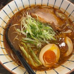 忍者札幌味噌ラーメン+煮卵