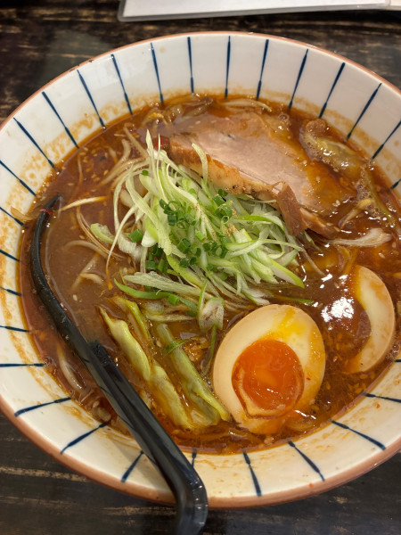 「忍者札幌味噌ラーメン+煮卵」@忍者（Ninja）の写真