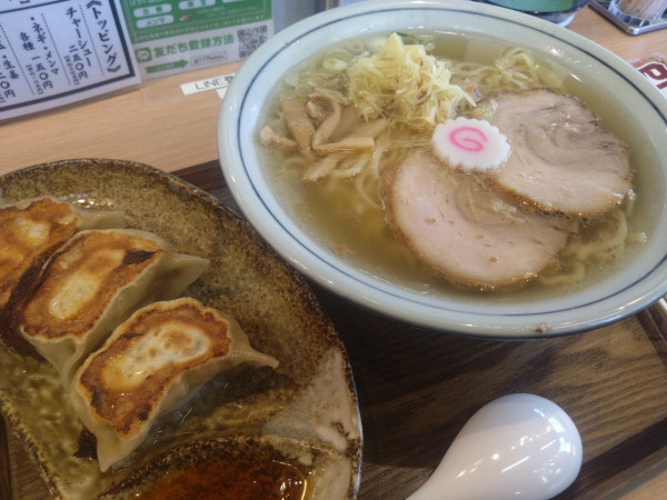 「ショウガラーメン」@佐野ぎょうざ生姜ラーメン井岡屋 下戸祭店の写真
