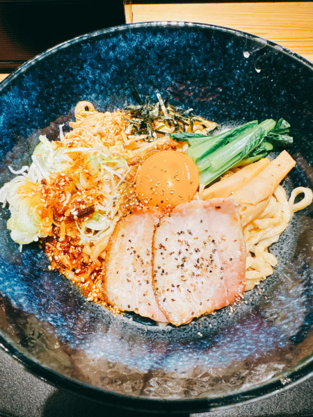 「鴨脂の炭焼豚バラまぜそば」@鴨中華そば 楓の写真