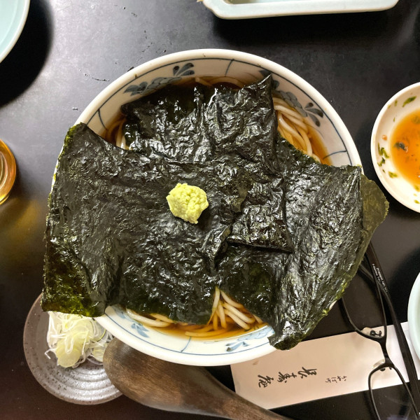 「花巻そば」@茅場町 長寿庵の写真