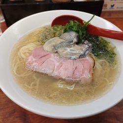 限定　牡蠣そば＋麺大盛＋牡蠣のコンフィ