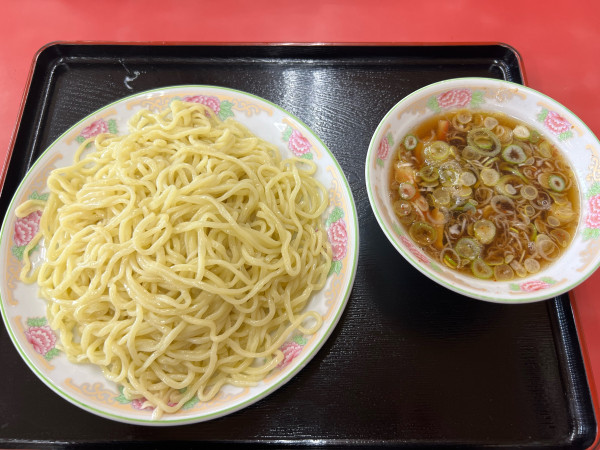 「つけ麺 (ネギトッピング)」@丸長 つくば店の写真