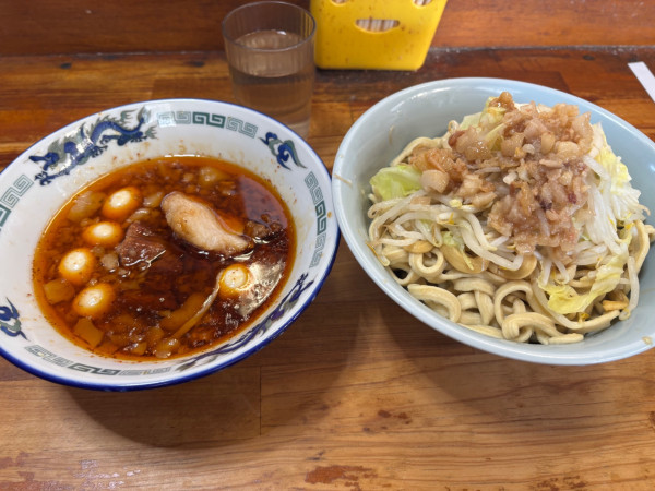 「つけ麺小うずらあぶら」@蓮爾 新町一丁目店の写真