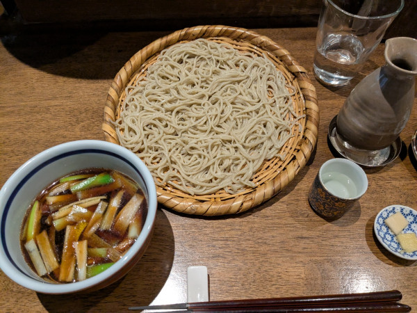 「鴨せいろ1300円（税別）」@手打ち蕎麦 わの写真