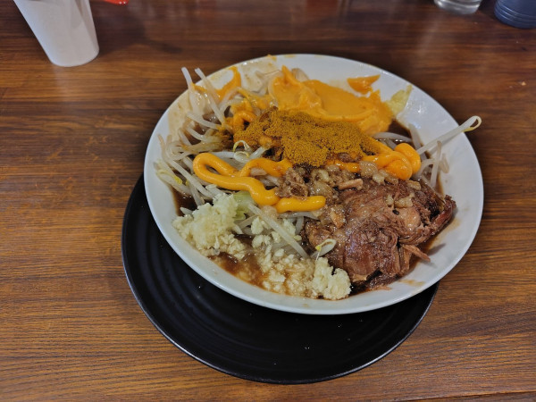 「チーズカレーラーメン」@道の途中の写真