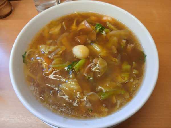 「五目あんかけラーメン 720円」@日高屋 竹ノ塚西口店の写真