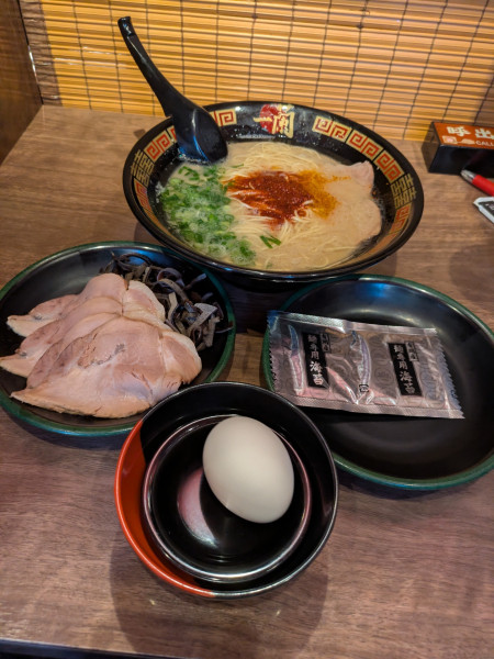 「ICHIRAN5選➕替え玉➕替え玉」@一蘭 東大宮店の写真