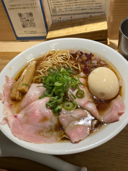 「生姜中華そば」@中華そば 雷杏の写真