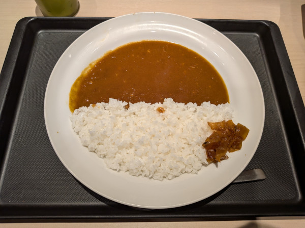 「オリジナルカレー(少なめ)530円」@松のや 伊勢佐木町店の写真
