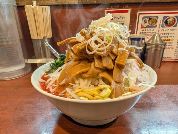 「旨辛味噌(本辛)＋メンマ＋野菜」@えぞ菊 御徒町店の写真