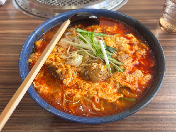 「カルビラーメン（麺大盛）」@朝鮮飯店 伊勢崎東店の写真
