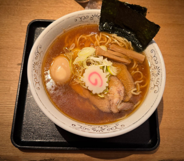 「中華そば　➕　味玉」@中華そば 勝本の写真