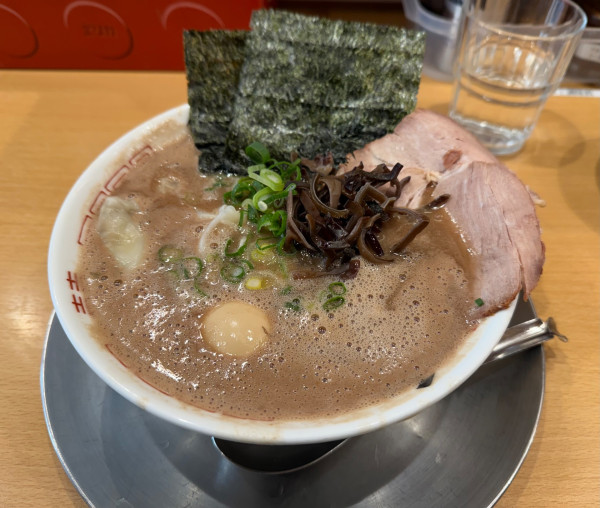 「特製ラーメン　➕　明太子ご飯　➕　替玉」@博多ラーメン 和の写真