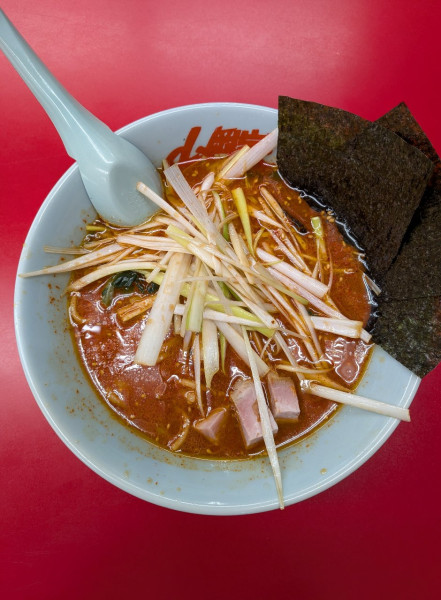 「辛味噌ネギラーメン 激辛」@ラーメン山岡家 小山田間店の写真