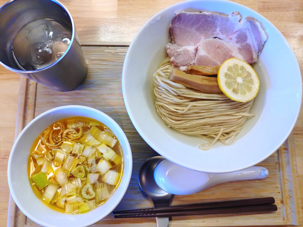「昆布水つけ麺 塩」@麺屋 松もとの写真