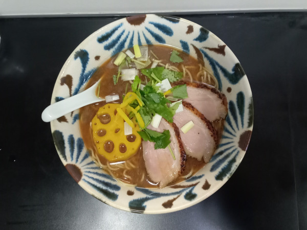 「【限定】鴨そば」@自家製麺SHINの写真