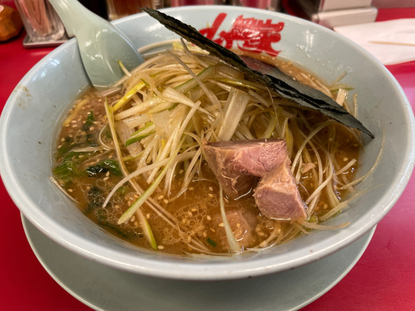 「特製味噌ネギラーメン」@ラーメン山岡家 東雁来店の写真