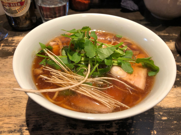 「プレミアム稲庭中華そば(正油)」@中華そば しながわの写真