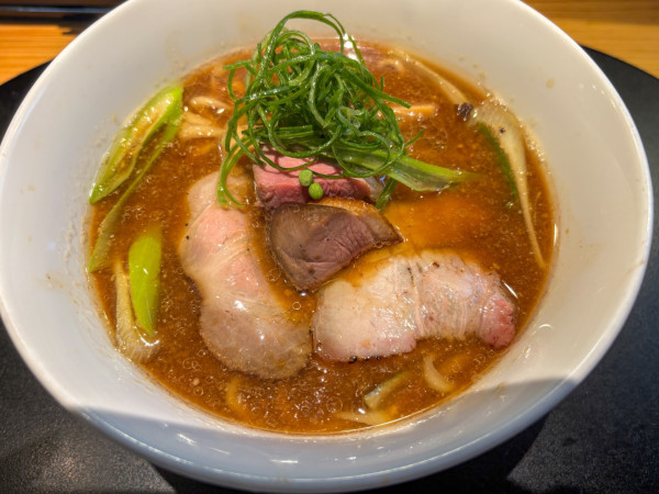 「【限定】丹波黒豆みそらーめん」@鴨中華そば 楓の写真